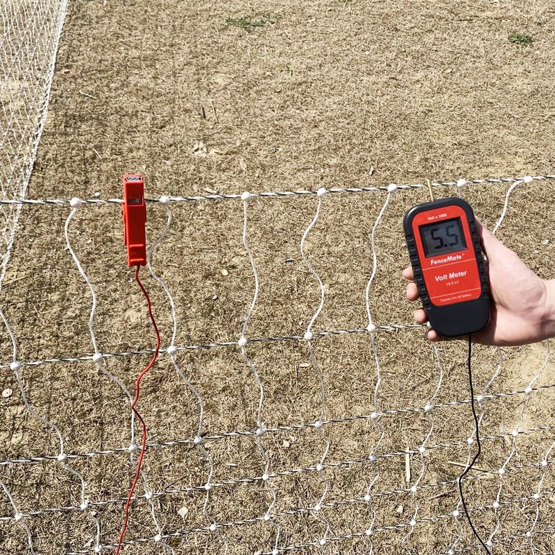 FenceMate Digital Volt Meter for Electric Fence, Range up to