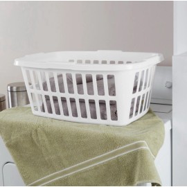Brightroom Laundry Basket White 1.5bu