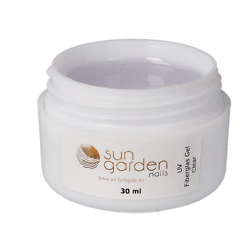 UV Fibreglass Artificial Nail Gel, 1-Phase UV Gel, Clear, 30