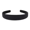 Zac's Alter Ego 1 Inch Black Polka Dot Aliceband/Hairband/Headband -