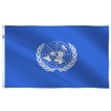 rhungift United Nations Flag 3x5 Ft Large, Both Sides 100D