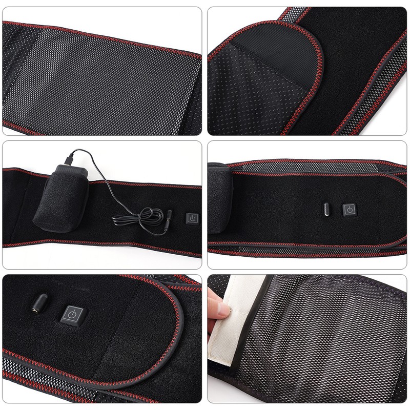 Heating Pad for Lower Back Rechargeable Heated Waist Belt Back