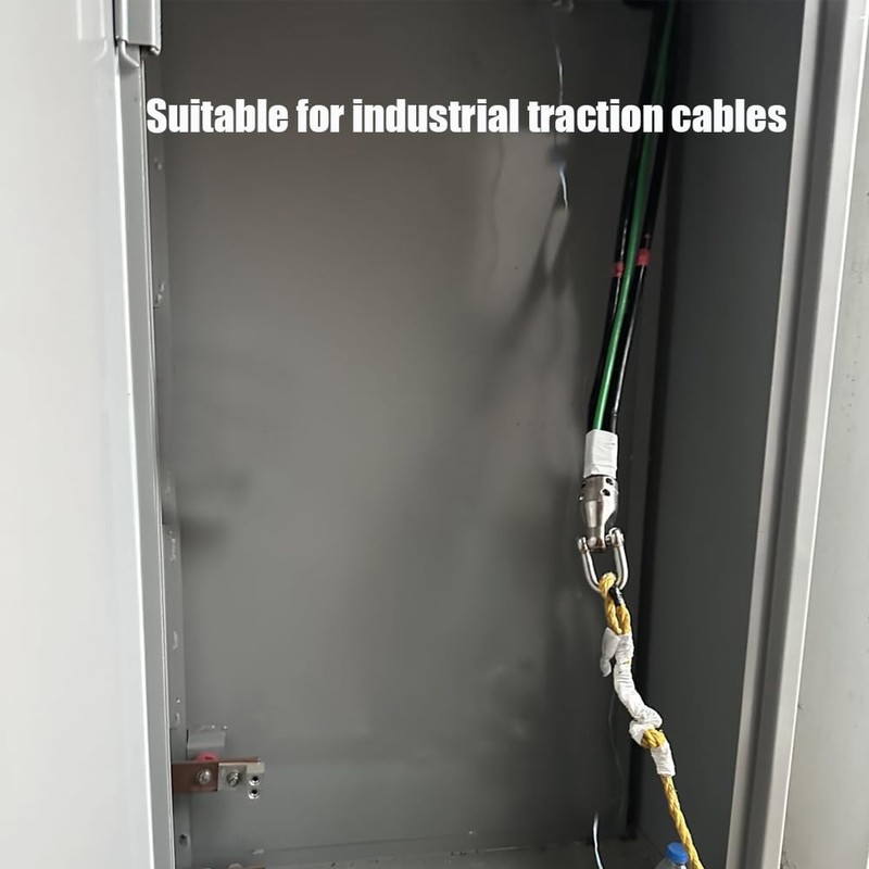 Heavy-Duty Wire Pulling Attachment,Penguin Puller,Stainless Steel Wire Puller with Penguin