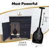 Korky BeehiveMAX Hideaway - Heavy Duty Toilet Plunger with Holder