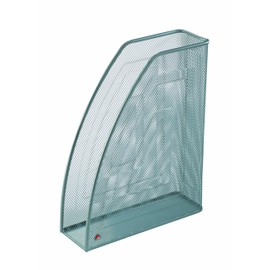 Alba Mesh Magazine Rack File Metal W76xD254xD317mm Silver Ref MESHMAGM