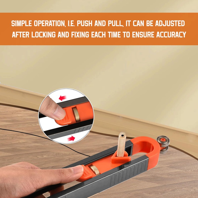 4PCS Scribing Tool Adjustable Contour Gauge MultifunctionProfile Gauge Tool Ensure