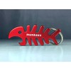 munkees 2 x Key Chain Fish Pendant Figurine Bottle Opener,