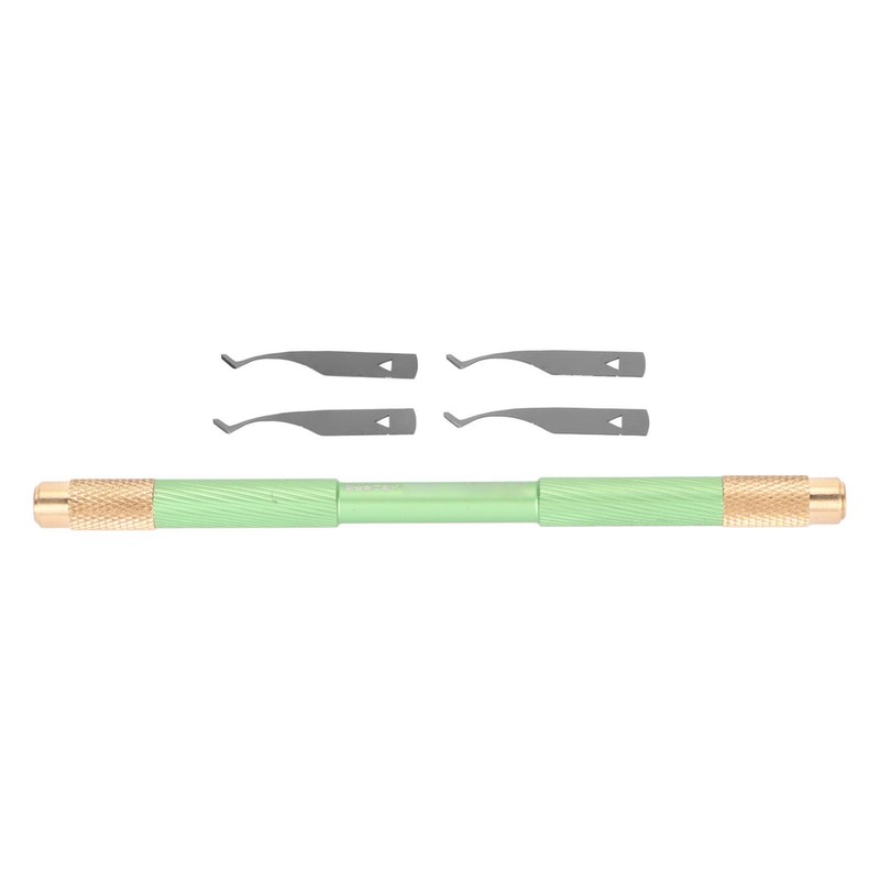 4 In 1 Hobby Knife Set Mesh Carved Pattern Multi