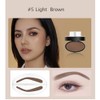 Juego de sellos para cejas en polvo, kit de sellos