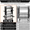 All-Metal Heavy-Duty Power Tool Organizer with Charging Station 8 AC