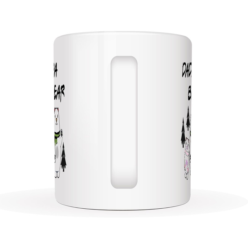 Funny Father's Day Dada Bear Coffee Mugs, Birthday Gift Idea