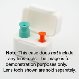 2 Pack | Mini Small Compact Travel Storage Case for Scleral Lens Tools, USA Made