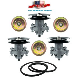 H&H Parts For Cub Cadet RZT 50" ZT5000 Spindle Pulley Belt Complete 50" Deck Kit RZT50