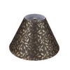 Aspen Creative 32083, Hardback Empire Transitional Spider Brown Lamp Shade,