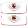 ROBUST 2 Pcs Side Marker Light Lamp Lens for Ford