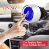 Car Ignition Button | 12-24V Car Start Engine Button Stater