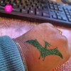 Dinosaur themed Glitter Tattoo Stencils - Perfect for kids temporary
