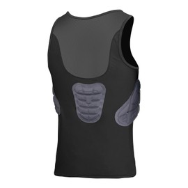 MK MOSSE KARNE Mens Baseball Chest Protector Youth Football Rib Protectors Padded Compression Shirt Heart Sternum Guard for Basketball Rugby Softball