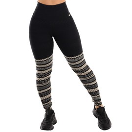 Moda Xpress Womens Juniors Made in Brazil Butt Lift Scrunch Leggings Tribal 50426U