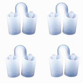 INF Anti Snore Nose Clip Anti Snoring Pack of 4 - Improves Nose Breathing, Gently Opens Nostrils, Prevents Snoring