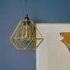 MiniSun Retro Style Gold Metal Basket Cage Ceiling Pendant Light