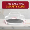 2 Pack Pie Carrier with Lids and Handles, Loadable Cupcake