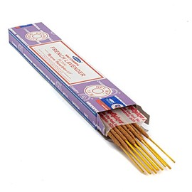 Satya Genuine 15g Incense Sticks 1 Pack Various Fragrances(French Lavender)
