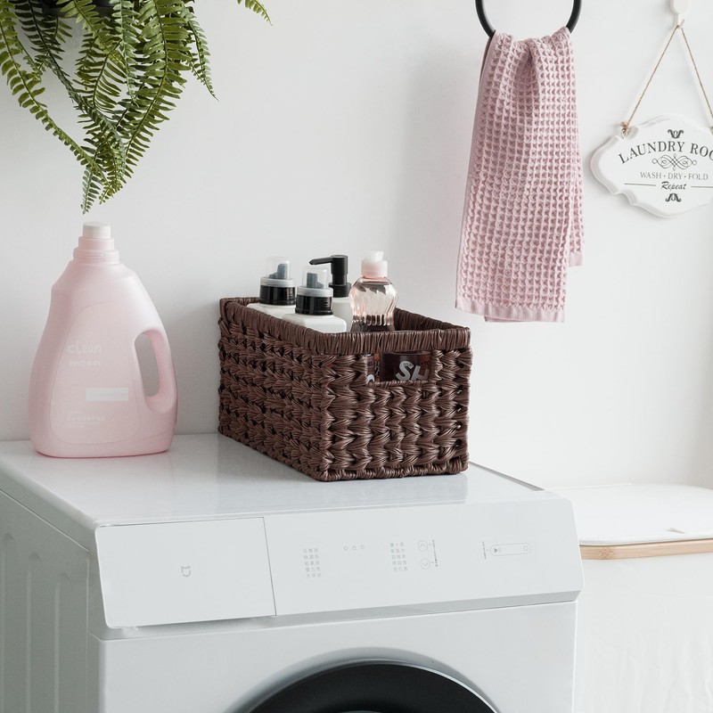 GRANNY SAYS Wicker Storage Baskets for Shelves, Wicker Baskets for