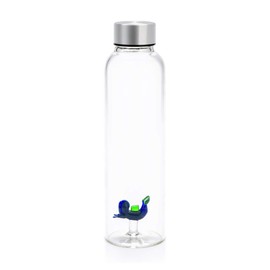 balvi Scuba Water Bottle 0.5 Litre with Anti-drip Stainless Steel Stopper. Ideal for the Bedside Table or