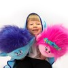 Trolls Armrest Buddy Stuffed Plush Travelling Toy With Blanket 13”