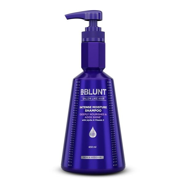BBLUNT Intense Moisture Shampoo with Jojoba and Vitamin E for