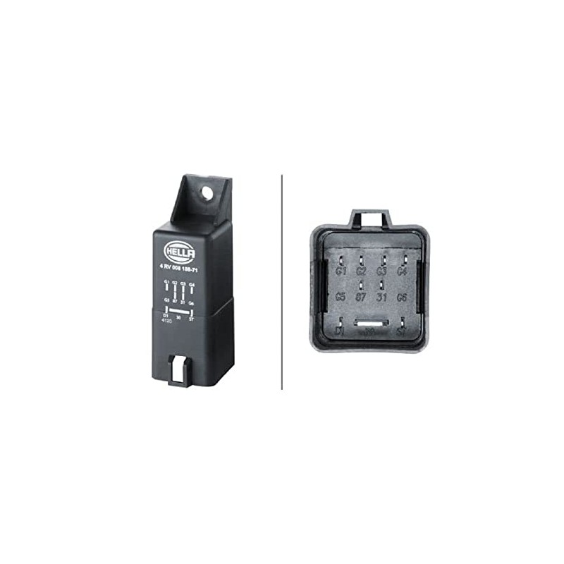 HELLA 4RV 008 188-711 Control Unit, Glow Time, 12 V,