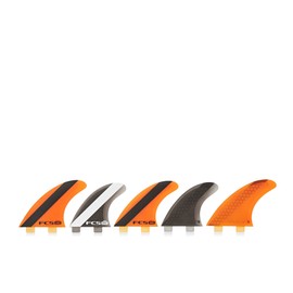 FCS Arc Performance Core Triquad Fin Medium Orange