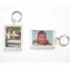 RI 36 NEW PHOTO FRAME KEYCHAINS KEY CHAIN CLEAR TRANSPARENT