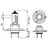 10 x Bosch H7 24 V 1987302471 Lampadina Faro