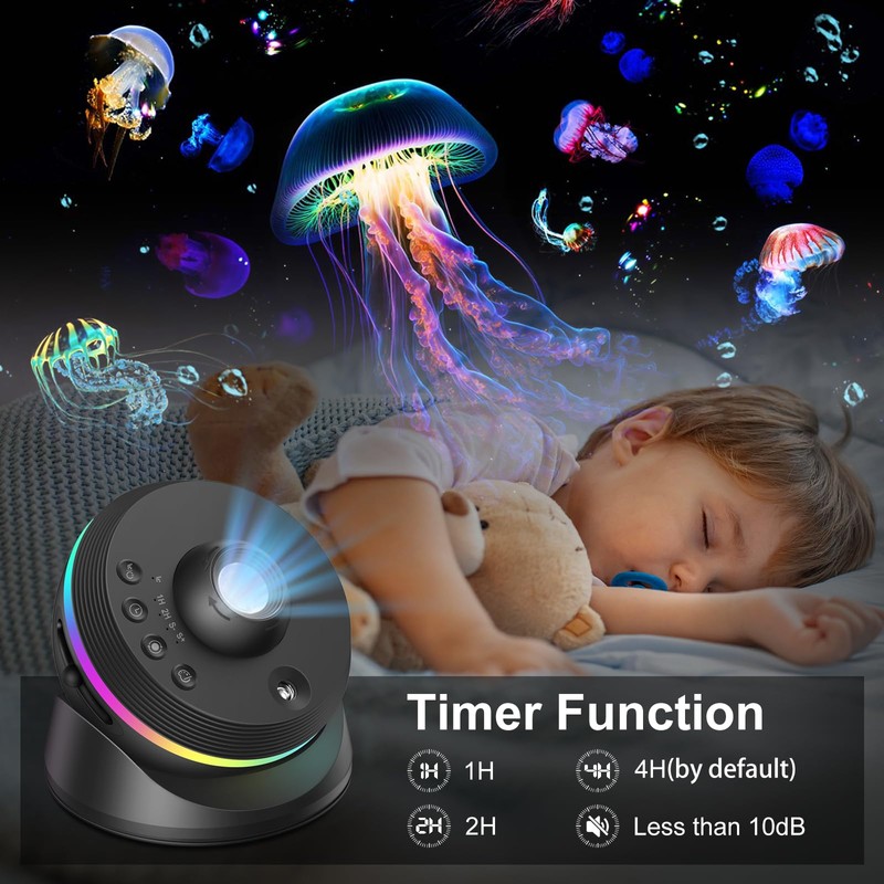 Cawevon Galaxy Projector, 4K HD Planetarium Star Projector with 13