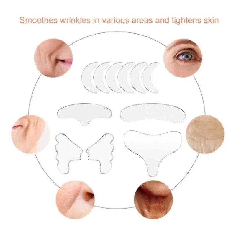 Parche Silicona Facial Antiarrugas Puede