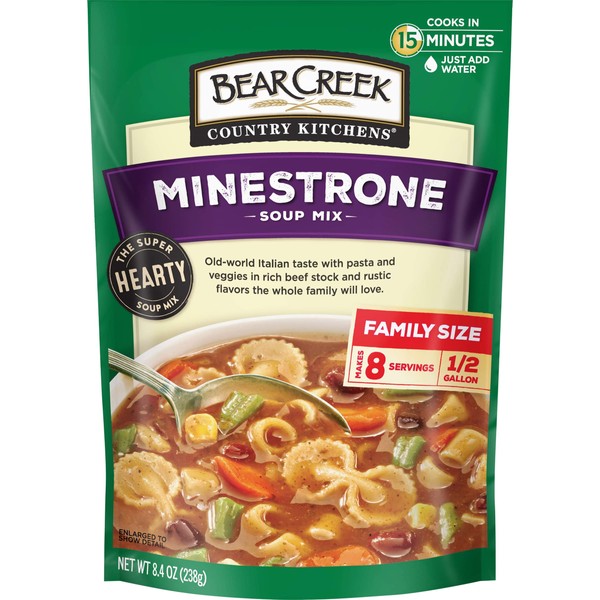 BEAR CREEK Bear Creek Soup Mix, Minestrone, 8.4 Ounce