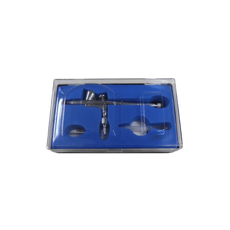 Agora-Tec® AT- Airbrush Double-Action Gun AT-ADA-01 with 0.2 mm Stainless