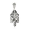 NKlaus 15506 Pendant 925 Silver Crucifix & Resurrection of Christ