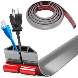 Canaleta Pvc Para Cable 40x17mm X 3 Metro,Canaletas para Cableado Pared,Cubre Cables para Suelo Adhesiva,Protege Cables y Previene Tropiezos Ideal para Hogar,Oficinas,Comercios,Garajes,Gimnasio