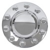 MOTOKU Front Wheel Center Hub Cap Chrome for Ram 4500