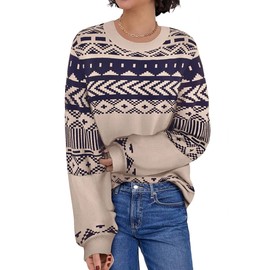 TIYOMI Plus Size Crewneck Sweater for Women 3X Khaki Icelandic Sweater Long Sleeve Tops Knitting Turtleneck Shirts Warm Fall Winter Cozy Pullover 3XL 22W 24W