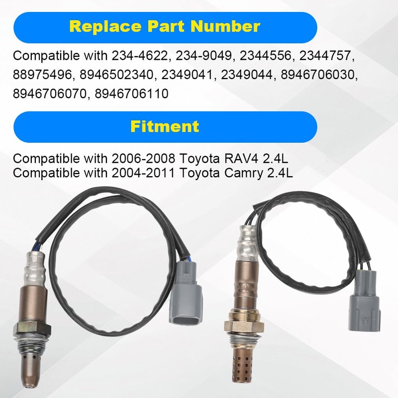 O2 Oxygen Sensor Replacement for 06-08 Toyota RAV4 2004-2011 Camry