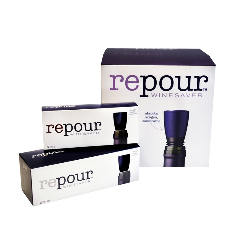 Repour Wine Saver - Wine Preserver and Stopper - Removes