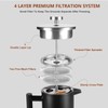 SZHETEFU 34 OZ Large French Press, Premium Stainless Steel Sturdy