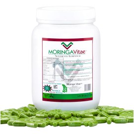 Moringa Orgánica en Cápsulas – 500 Unidades | Suplemento Natural de Energía, Inmunidad y Bienestar | Moringa Vitae