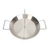 Vertical Skewer Screw Grill Pan Stainless Steel Removable Brazilian Vertical