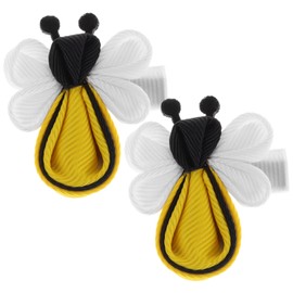minkissy 2pcs Bee Hair Clips Hair Barrettes Cute Hair Clip Cartoon Hairpins Bee Barrettes Duckbills Hairpins for Women Girls