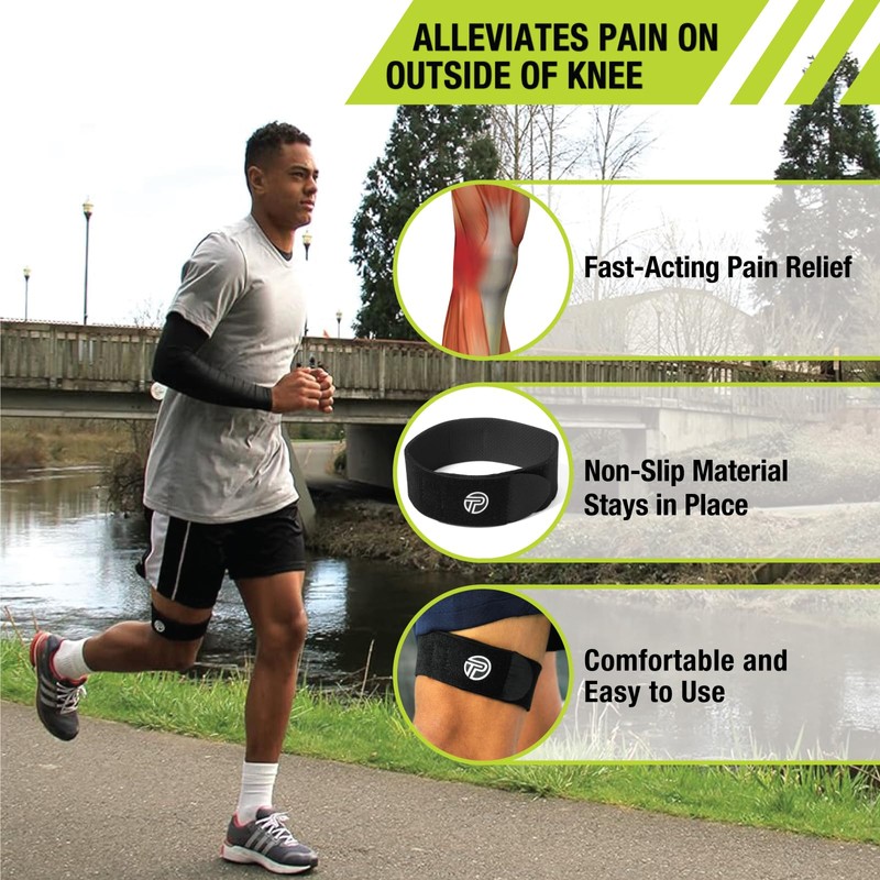 Pro-Tec Athletics IT Band Compression Wrap, Knee Brace, Compression Wraps,